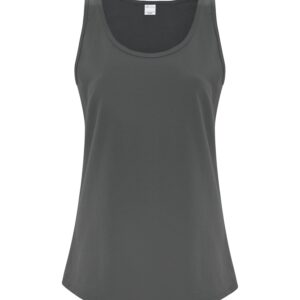 ATC™ EVERYDAY COTTON LADIES' TANK TOP - Charcoal - 2XL