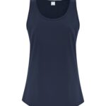 ATC™ EVERYDAY COTTON LADIES' TANK TOP - Navy - S