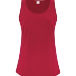 ATC™ EVERYDAY COTTON LADIES' TANK TOP - Red - 2XL