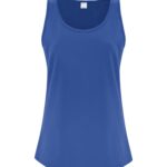 ATC™ EVERYDAY COTTON LADIES' TANK TOP - Royal - 4XL