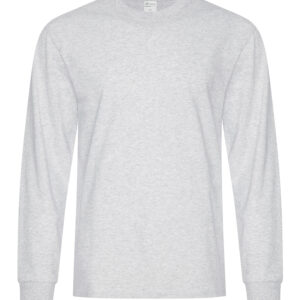 ATC™ EVERYDAY COTTON LONG SLEEVE TEE - Ash Grey*** - 2XL