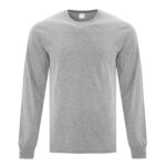 ATC™ EVERYDAY COTTON LONG SLEEVE TEE - Athletic Heather* - M