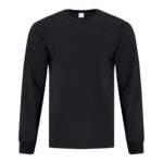 ATC™ EVERYDAY COTTON LONG SLEEVE TEE - Black - XL