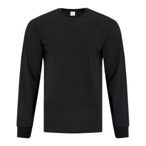 ATC™ EVERYDAY COTTON LONG SLEEVE TEE - Black - 2XL