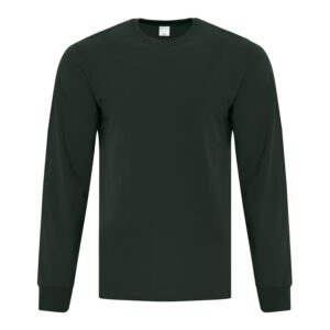 ATC™ EVERYDAY COTTON LONG SLEEVE TEE - Dark Green - 2XL