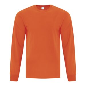 ATC™ EVERYDAY COTTON LONG SLEEVE TEE - Orange - 2XL