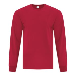 ATC™ EVERYDAY COTTON LONG SLEEVE TEE - Red - 2XL