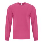 ATC™ EVERYDAY COTTON LONG SLEEVE TEE - Sangria - L