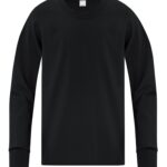 ATC™ EVERYDAY COTTON LONG SLEEVE YOUTH TEE - Black - XL