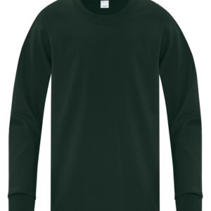 ATC™ EVERYDAY COTTON LONG SLEEVE YOUTH TEE - Dark Green - L