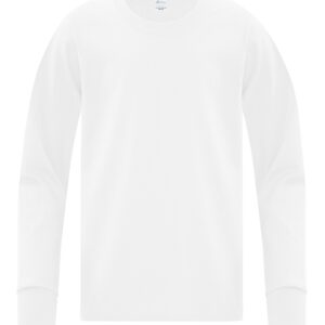 ATC™ EVERYDAY COTTON LONG SLEEVE YOUTH TEE - White - L