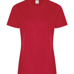 ATC™ EVERYDAY RING SPUN COTTON LADIES' TEE - Red - 2XL