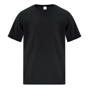 ATC™ EVERYDAY RING SPUN COTTON YOUTH TEE - Black - L