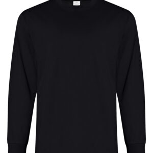 ATC™ EVERYDAY RING SPUN COTTON LONG SLEEVE TEE - Black - 2XL