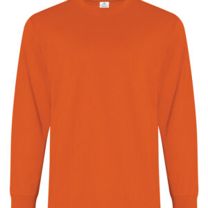 ATC™ EVERYDAY RING SPUN COTTON LONG SLEEVE TEE - Orange - 2XL