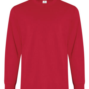 ATC™ EVERYDAY RING SPUN COTTON LONG SLEEVE TEE - Red - 2XL