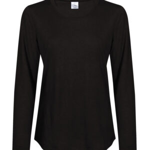 ATC™ PRO SPUN® LONG SLEEVE LADIES’ TEE - Black - 2XL