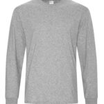 ATC™ EVERYDAY COTTON BLEND LONG SLEEVE TEE - Athletic Heather - 2XL