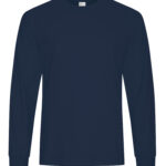ATC™ EVERYDAY COTTON BLEND LONG SLEEVE TEE - Navy - 3XL