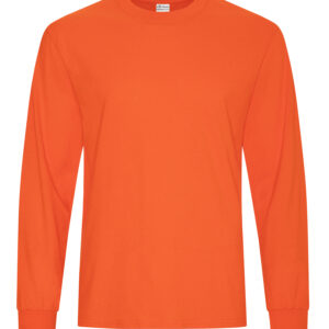 ATC™ EVERYDAY COTTON BLEND LONG SLEEVE TEE - Orange - 2XL