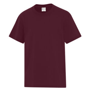 ATC™ EVERYDAY COTTON BLEND YOUTH TEE - Maroon - L