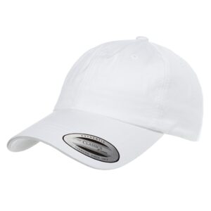 ATC™ YUPOONG® YP CLASSICS® COTTON TWILL DAD CAP - White - OSFA