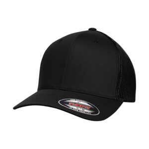 ATC™ FLEXFIT® TRUCKER MESH - Black/Black - L/XL