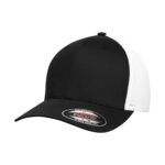 ATC™ FLEXFIT® TRUCKER MESH - Black/White - S/M