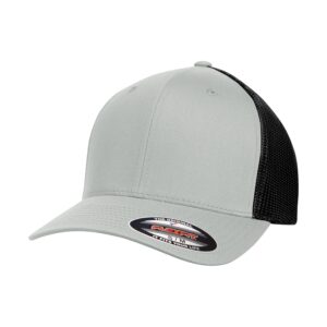ATC™ FLEXFIT® TRUCKER MESH - Silver/Black - L/XL