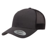 ATC™ YUPOONG® YP CLASSICS® RETRO TRUCKER CAP - Charcoal/Charcoal - OSFA