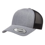 ATC™ YUPOONG® YP CLASSICS® RETRO TRUCKER CAP - Heather/Black - OSFA