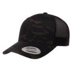 ATC™ YUPOONG® YP CLASSICS® RETRO TRUCKER CAP - Multicam® Black*/Black - OSFA