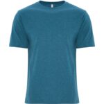 ATC™ EUROSPUN® RING SPUN TEE - Teal Heather*** - L