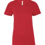 ATC™ EUROSPUN® RING SPUN LADIES' TEE - True Red - S