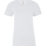 ATC™ EUROSPUN® RING SPUN LADIES' TEE - White - XS