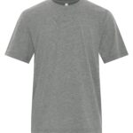 ATC™ EUROSPUN® RING SPUN YOUTH TEE - Deep Heather** - L