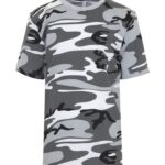 ATC™ EUROSPUN® RING SPUN YOUTH TEE - Grey Camo - XS