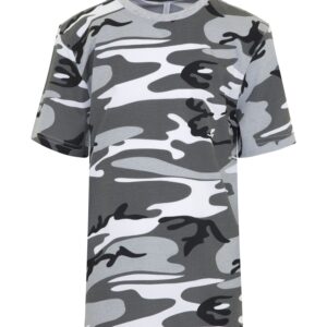 ATC™ EUROSPUN® RING SPUN YOUTH TEE - Grey Camo - L
