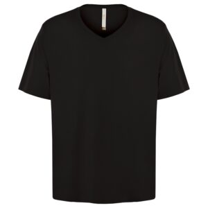 ATC™ EUROSPUN® RING SPUN V-NECK TEE - Black - 2XL