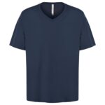 ATC™ EUROSPUN® RING SPUN V-NECK TEE - True Navy - 2XL