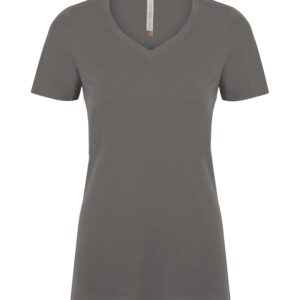 ATC™ EUROSPUN® RING SPUN V-NECK LADIES' TEE - Coal Grey - 2XL