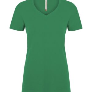 ATC™ EUROSPUN® RING SPUN V-NECK LADIES' TEE - Kelly Green - 2XL