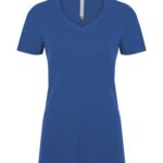 ATC™ EUROSPUN® RING SPUN V-NECK LADIES' TEE - True Royal - M