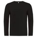 ATC™ EUROSPUN® RING SPUN LONG SLEEVE TEE - Black - S