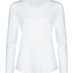 ATC™ EUROSPUN® RING SPUN LONG SLEEVE LADIES' TEE - White - M