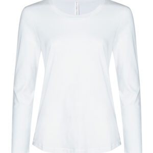 ATC™ EUROSPUN® RING SPUN LONG SLEEVE LADIES' TEE - White - 2XL