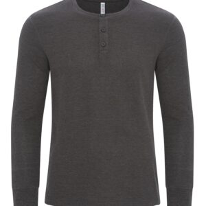 ATC™ ESACTIVE® VINTAGE THERMAL LONG SLEEVE HENLEY - Charcoal Heather - 2XL