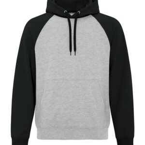 ATC™ EVERYDAY FLEECE TWO TONE HOODIE - Athletic Heather/Black - 2XL
