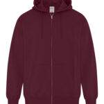 ATC™ EVERYDAY FLEECE FULL ZIP HOODIE - Maroon - 3XL