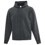 ATC™ EVERYDAY FLEECE FULL ZIP HOODIE - Dark Heather Grey - 4XL